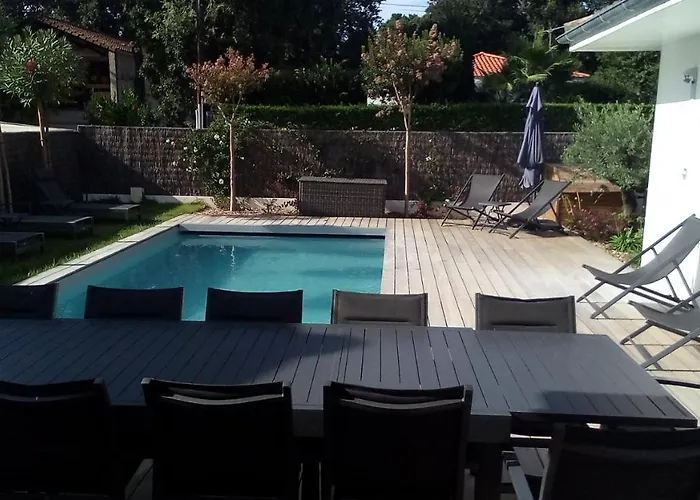 Villa- Sur -200 M Nauzan - Piscine Vila *